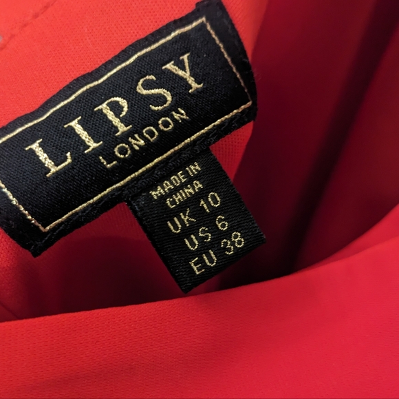 Lipsy London Red Halter Dress - Picture 5 of 5